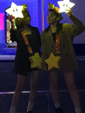 「アイテム（ノーカラージャケット）」を使った、おさきさん（レディース・153cm）の冬コーディネート