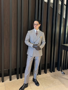 「BROTHER BRIDGE（ブラザーブリッジ）のアイテム」を使った、sgrさん（メンズ・165cm）の冬コーディネート