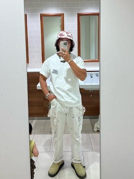 「Schott(ショット)のアイテム」を使った、sgrさん(メンズ・165cm)の夏コーディネート