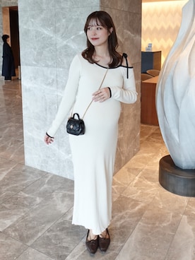 「アイテム（ワンピース）」を使った、yuuさん（レディース・168cm・20代）の秋コーディネート