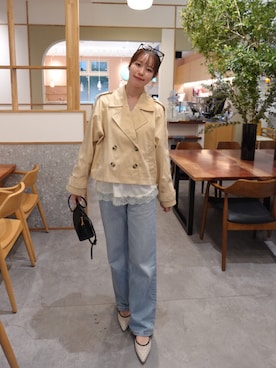 「ete（エテ）のアイテム」を使った、yuuさん（レディース・168cm）の春コーディネート