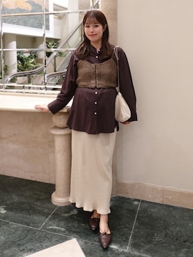 「アイテム（その他トップス）」を使った、yuuさん（レディース・168cm・20代）の秋コーディネート