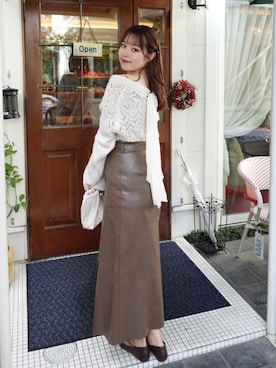 「高身長女子」｜yuuさん（レディース・168cm）の冬コーディネート