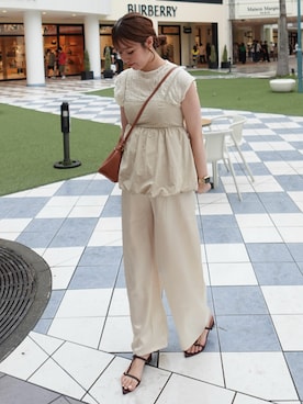 「アイテム（Tシャツ/カットソー）」を使った、yuuさん（レディース・168cm・20代）の夏コーディネート