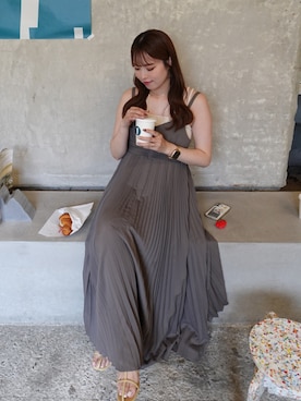 「アイテム（キャミソール）」を使った、yuuさん（レディース・168cm・20代）の夏コーディネート
