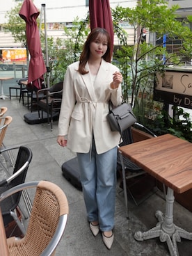 「アイテム（アクセサリー）」を使った、yuuさん（レディース・168cm）の春コーディネート