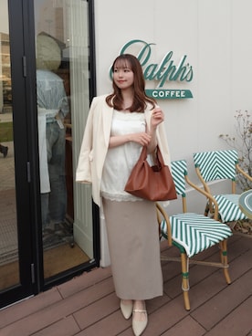 「H&M（エイチ・アンド・エム）のアイテム（ジャケット/アウター）」を使った、yuuさん（レディース・168cm）の春コーディネート