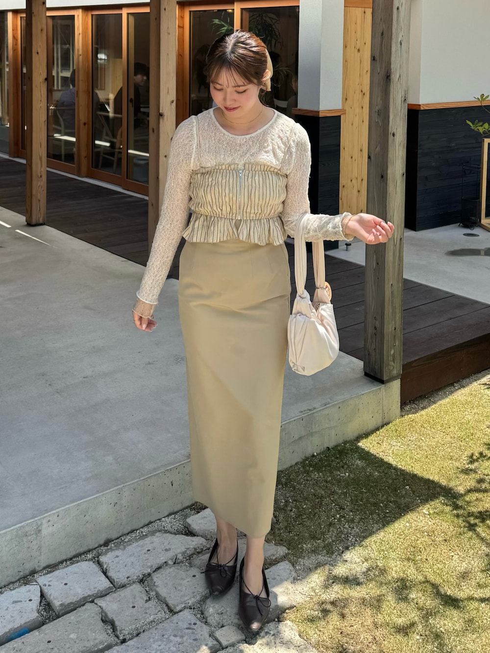 CAPRICIEUX LE'MAGE レースリバロンＴ CAPRICIEUX LE'MAGE（カプリシューレマージュ）の「レースリバロンT（T