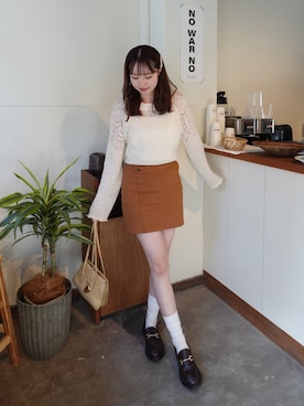 「アイテム（ハンドバッグ）」を使った、yuuさん（レディース・168cm）の春コーディネート