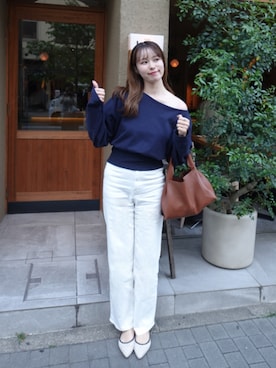 「ete（エテ）のアイテム（アクセサリー）」を使った、yuuさん（レディース・168cm）の春コーディネート