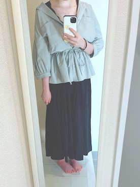 「Honeys（ハニーズ）のアイテム」を使った、lsskaさん（骨格ストレート・レディース・157cm）の夏コーディネート