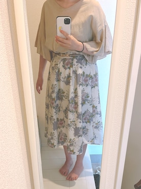 「VIS（ビス）のアイテム」を使った、lsskaさん（骨格ストレート・レディース・157cm）の夏コーディネート