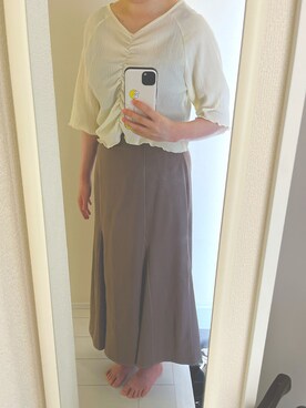「archives（アルシーヴ）のアイテム」を使った、lsskaさん（骨格ストレート・レディース・157cm）の夏コーディネート