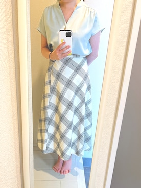 「VIS（ビス）のアイテム」を使った、lsskaさん（骨格ストレート・レディース・157cm）の夏コーディネート
