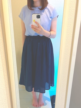 「VIS（ビス）のアイテム」を使った、lsskaさん（骨格ストレート・レディース・157cm）の夏コーディネート