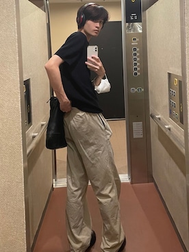 「A.P.C.（アーペーセー）のアイテム（パンツ）」を使った、pickyouさん（メンズ・175cm）の冬コーディネート