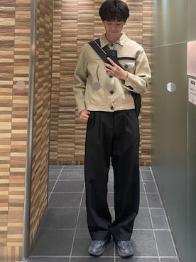 「UNDERCOVER（アンダーカバー）のアイテム（ジャケット/アウター）」を使った、pickyouさん（メンズ・175cm）の冬コーディネート
