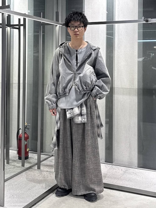 くうです☆パラスパレス新品高密度コンパクト馬布ピーチジップアップブルゾン 高密度コンパクト馬布ピーチ ジップアップブルゾン