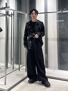 「HARE（ハレ）のアイテム（パンツ）」を使った、柊平さん（メンズ・173cm）の夏コーディネート