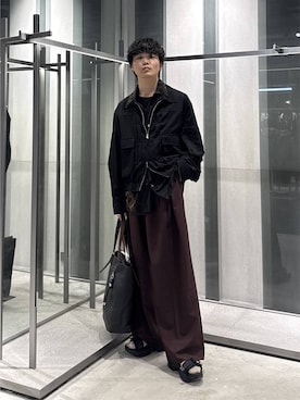 「HARE（ハレ）のアイテム（ジャケット/アウター）」を使った、柊平さん（メンズ・173cm）の夏コーディネート