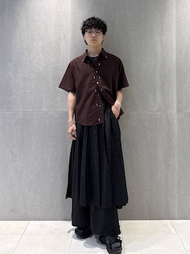 「HARE（ハレ）のアイテム（アクセサリー）」を使った、柊平さん（メンズ・173cm）の夏コーディネート