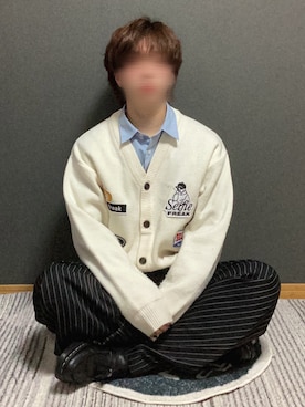 「MandO（Auntie Rosa）（エムオー）のアイテム（パンツ）」を使った、TAKUMAさん（メンズ・172cm）の春コーディネート