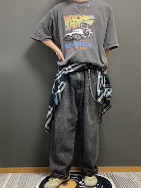 「WEGO（ウィゴー）のアイテム（パンツ）」を使った、TAKUMAさん（メンズ・170cm）の夏コーディネート