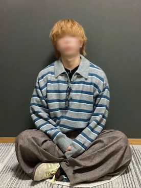 「HARE（ハレ）のアイテム（パンツ）」を使った、TAKUMAさん（メンズ・172cm）の秋コーディネート