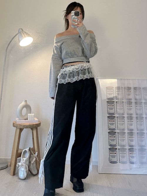 オーバーサイズ T シャツ ＆ ショートパンツ セット【韓国
