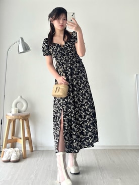 「スリット」｜Sillyさん（レディース・158cm）の夏コーディネート