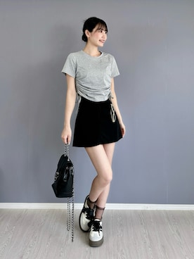 「Silly（シリー）のアイテム」を使った、Sillyさん（レディース・158cm）の夏コーディネート