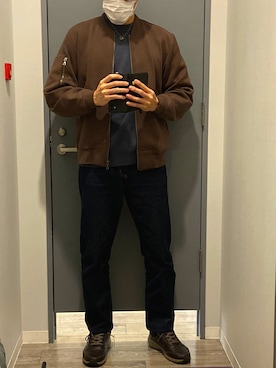 木下さん(メンズ・177cm)の秋コーディネート