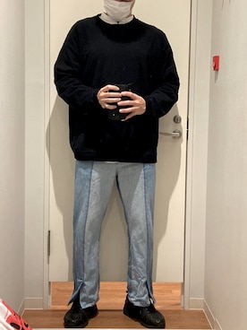 「BACK NUMBER（バックナンバー）のアイテム（Tシャツ/カットソー）」を使った、木下さん（メンズ・177cm）の秋コーディネート