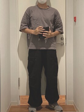 「NEW BALANCE（ニューバランス）のニューバランス New Balance  ML311（スニーカー、グレー系）」を使った、木下さん（メンズ・177cm）の秋コーディネート