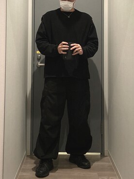 「BACK NUMBER（バックナンバー）のアイテム（Tシャツ/カットソー）」を使った、木下さん（メンズ・177cm）の秋コーディネート