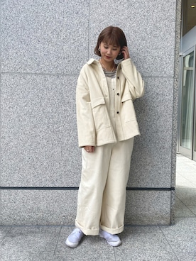 「Java（ジャバ）のアイテム」を使った、ミスズさん（レディース・161cm）の秋コーディネート