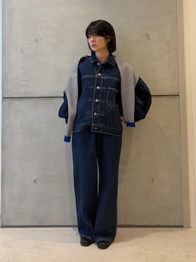 「URBAN RESEARCH Sonny Label（アーバンリサーチサニーレーベル）のアイテム（ジャケット/アウター）」を使った、永山新菜  ninさん（レディース・155cm）の秋コーディネート