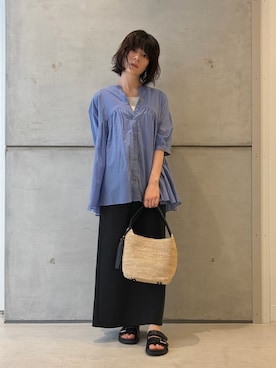 永山新菜  ninさん（レディース・155cm）の夏コーディネート