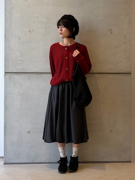 永山新菜 ninさん(レディース・155cm)の秋コーディネート
