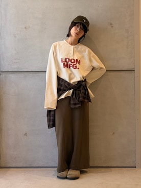 永山新菜 ninさん(レディース・155cm)の秋コーディネート
