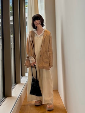 永山新菜  ninさん（レディース・155cm）の夏コーディネート