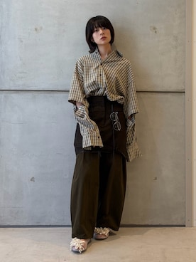 永山新菜 ninさん(レディース・155cm)の夏コーディネート