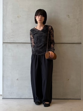 永山新菜 ninさん(レディース・155cm)の夏コーディネート
