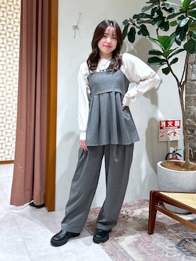 カレンさん（レディース・160cm）の冬コーディネート