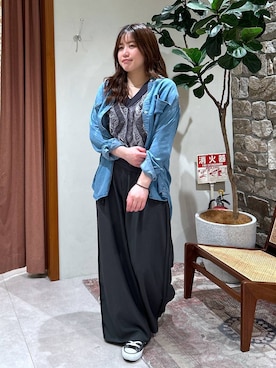 カレンさん（レディース・160cm）の春コーディネート