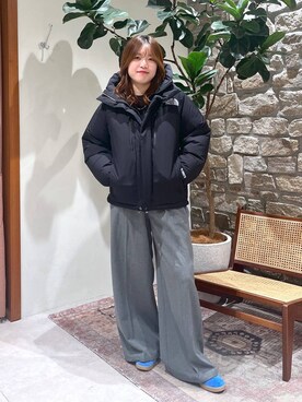 「アイテム（ダウンジャケット/コート）」を使った、カレンさん（レディース・160cm・20代）の秋コーディネート