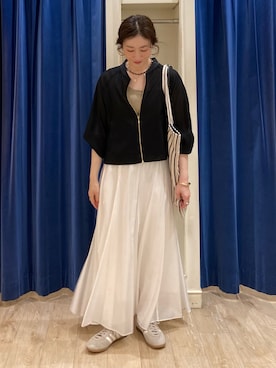 「grace grace （グラスグラス）のアイテム（バッグ）」を使った、yuko yamaguchiさん（レディース・158cm）の春コーディネート