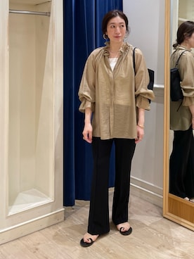 「NOLLEY’S（ノーリーズ）のアイテム」を使った、yuko yamaguchiさん（レディース・158cm）の春コーディネート