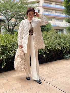 yuko yamaguchiさん（レディース・158cm）の秋コーディネート