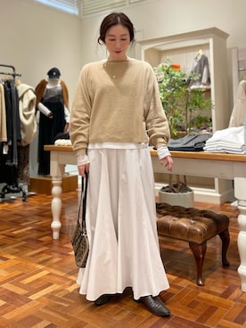 yuko yamaguchiさん（レディース・158cm）の冬コーディネート